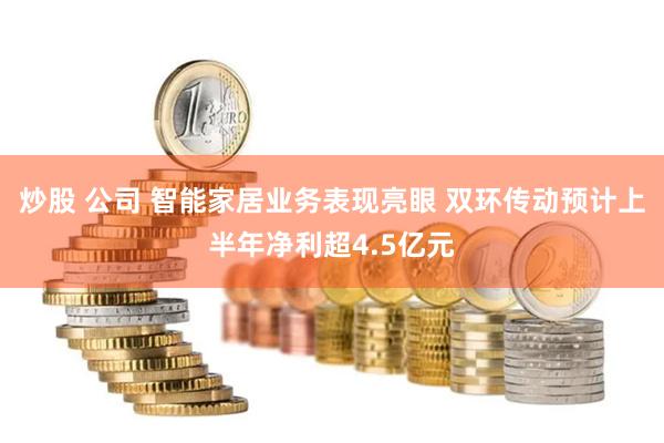 炒股 公司 智能家居业务表现亮眼 双环传动预计上半年净利超4.5亿元