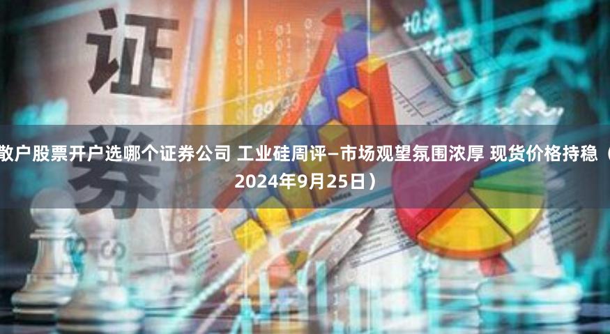 散户股票开户选哪个证券公司 工业硅周评—市场观望氛围浓厚 现货价格持稳（2024年9月25日）