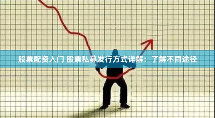 股票配资入门 股票私募发行方式详解：了解不同途径